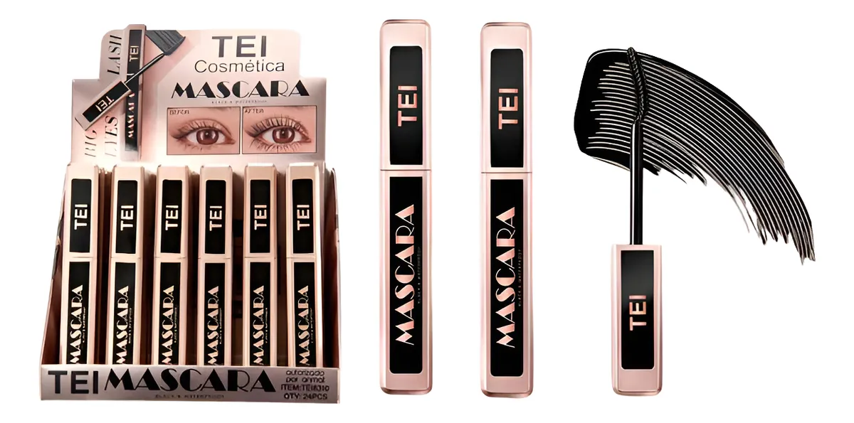 Mascara Tei Black a prueba de agua